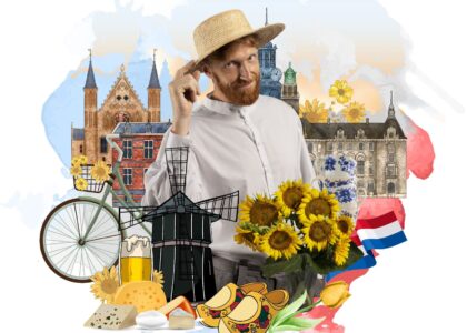 Dutch stereotypes; collage concept